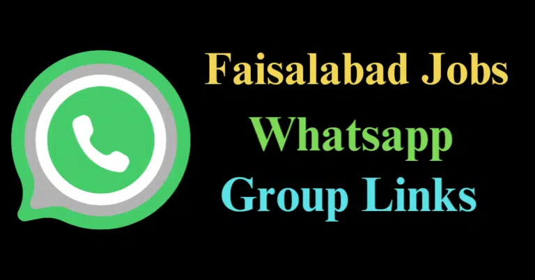 Faisalabad jobs whatsapp group link