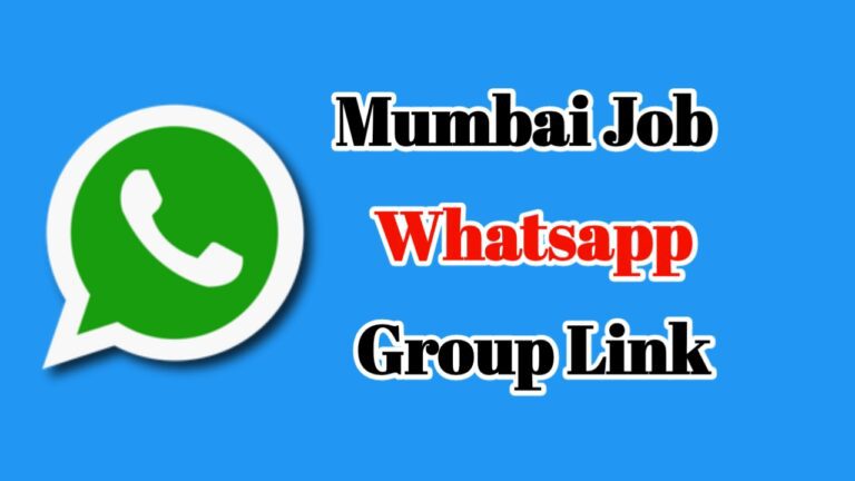 Mumbai Job Whatsapp Group Link