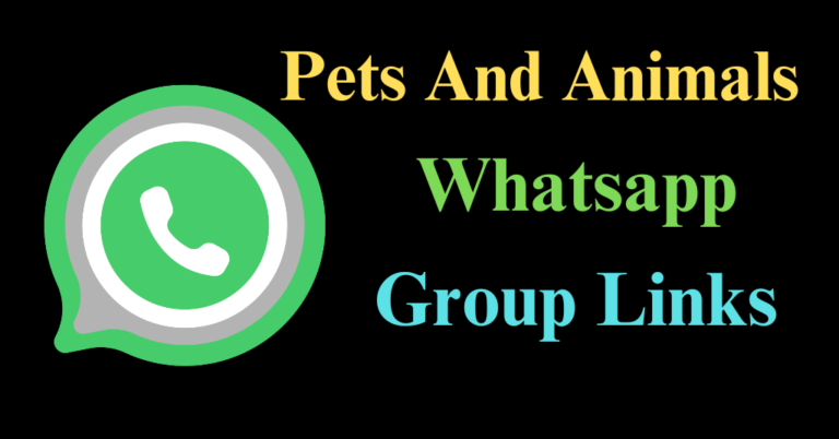 animals and pets whatsapp group link