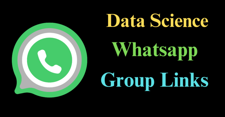 Data Science Whatsapp Group Link