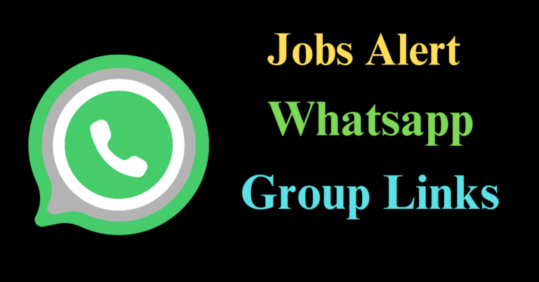 job alert whatsapp group link