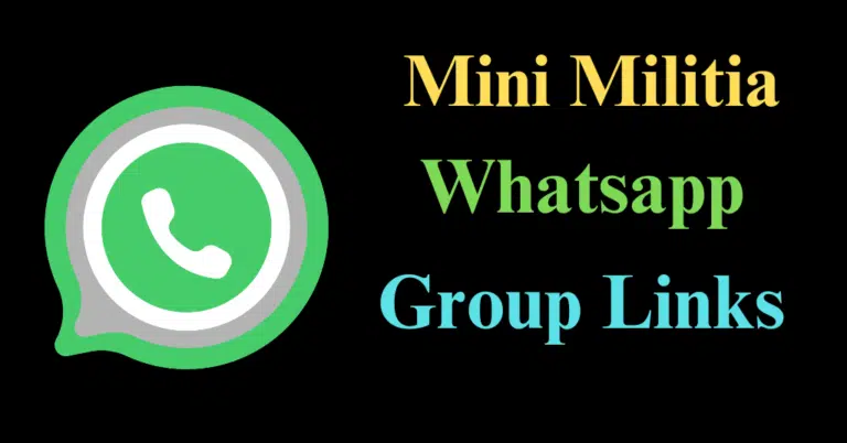 mini militia whatsapp group link