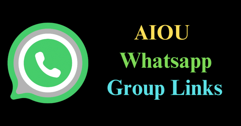 AIOU WhatsApp Group LinksPakistan