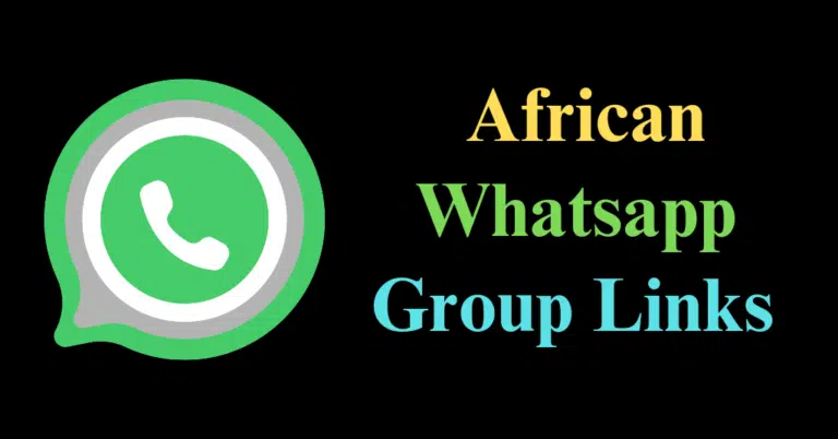African whatsapp group link