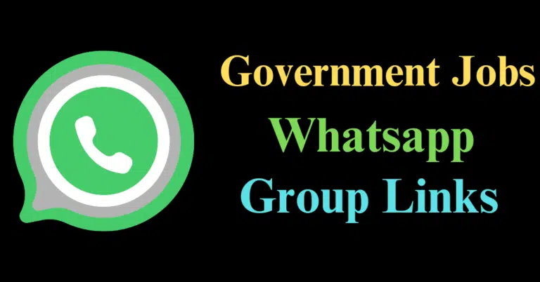 government jobs whatsapp group link