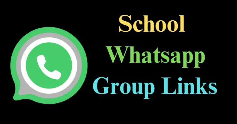 School whatsapp group link